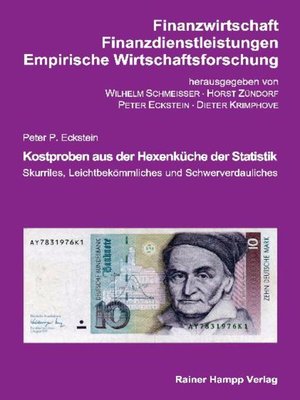 cover image of Kostproben aus der Hexenküche der Statistik